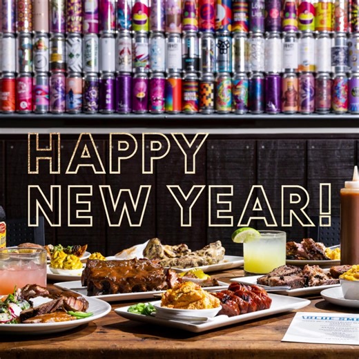 Ring in 2023 at Blue Smoke! We're open today & tomorrow for dine-in and delivery 🍾 See you soon! | Blue Smoke
