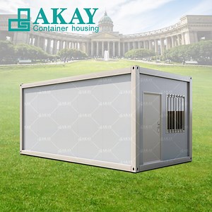 [Hot Item] Uganda Caravan Shipping Container Luxury House Kit Price Prefab Modern Houses Prefabricated-Building
