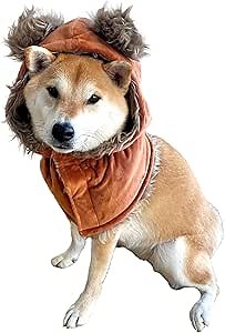 ComfyCamper Furry Monster Bear Dog Costume – X Large Medium Small French Lab Retriever Pet Cosplay Halloween Costumes, Large