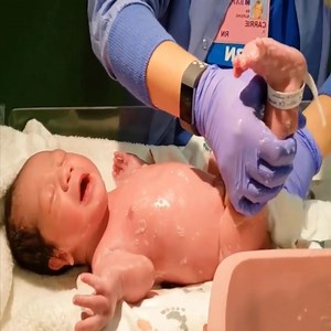 Cute Baby-first Bath 🛁 Not So Happy About It!! | True Crime & Makeup