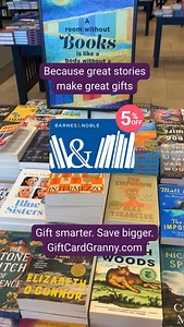 Know a book lover?  Send them a Barnes & Noble gift card and save while you gift. Because great stories make great gifts  #GiftCardGranny #GiftSmarter #BarnesAndNoble #BookLoverGifts #GiftIdeas | Gift Card Granny | Facebook