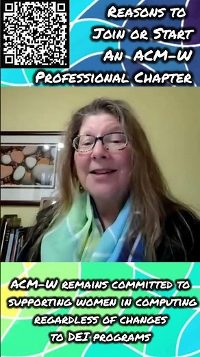 ACM and ACM-W remain committed to supporting women in computing