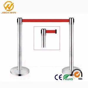 [Hot Item] Retractable Belt Stanchion 2m Queue Line Crowd Control Stanchion
