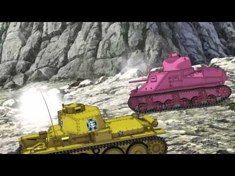Girls und Panzer trailer: PANZER VOR!