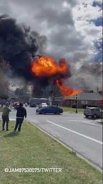 1 killed after overturned gas tanker explodes on Maryland highway