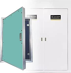 Large Access Panel for Drywall 18x18 24x36 30x30 36x36 38x40, Flush Mounted Access Door with Plasterboard Panel for Attic Hospitals Schools Hotels, Metal Wall Hole Cover Plate(12x18inch/300x460mm)
