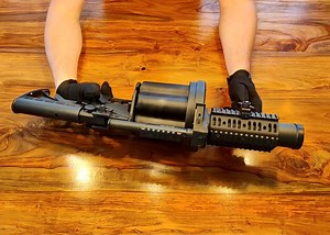Rock Bottom Airsoft: ICS-90 MGL Airsoft Launcher
