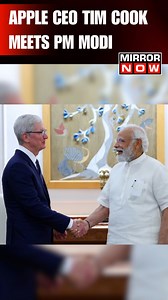 Apple CEO Tim Cook met PM Narendra Modi in Delhi ahead of Apple's second store launch in India. Cook tweeted that the company shares PM Modi's vision of "positive impact technology" and is committed to investing across the country. PM Modi also tweeted in response to the Apple CEO. . . . #Apple #timcook #pmmodi #applestore | Mirror Now