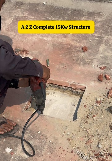 24 Panels Structure A-Z Complet Details Video #BLUEsolar #solarframe #solarinstallation #bluesolarstructure #solar
