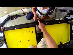 Daredevil escapes from locked coffin during skydive