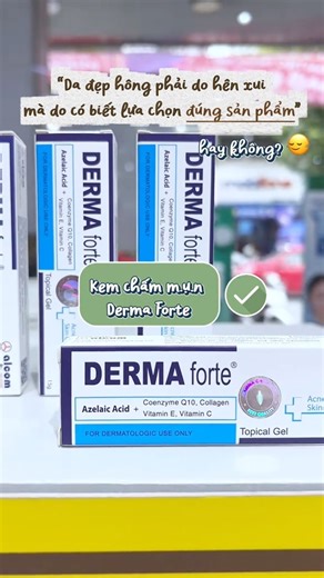 ❌ Đừng chờ m.ụ.n tự hết nữaaa, hãy để Derma Forte vào cuộc ngay! ✅ #thegioiskinfood #kemchammun #dermaforte #skincare #kemtritham | thegioiskinfood.com