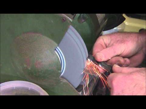 How to sharpen a twist drill using a benchgrinder off hand
