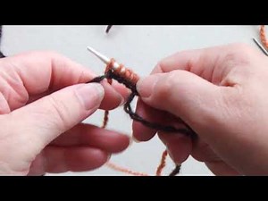 Knitting - cast on with 2 colours