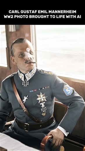 WW2 Photo: Marshal Carl Gustaf Emil Mannerheim Finnish Military Commander and Statesman