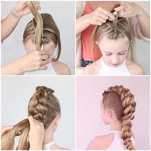 678K views · 2.8K reactions | Fabulous Dutch Mohawk Braid! | MetDaan Tips | Facebook