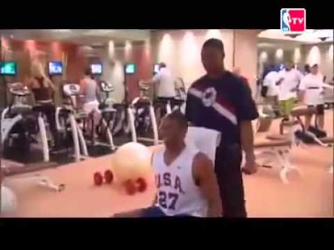 Kobe Bryant weight room workout with Team USA