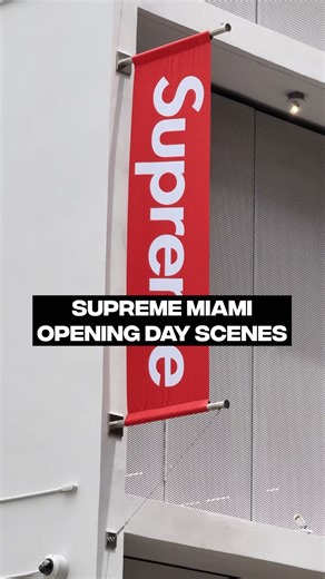 Take a closer look inside Supreme Miami 🌴 @dadeasskickz took to Miami last week to scope out the line at the city’s new Supreme store. See what locals had to say about the new location. | Complex