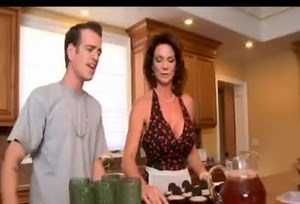 Four Housewives Share One Guy In MILF Orgy