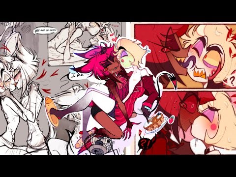 Lucifer keeps kissing Alastor with love // ​​Hazbin Hotel // Comic Fandub