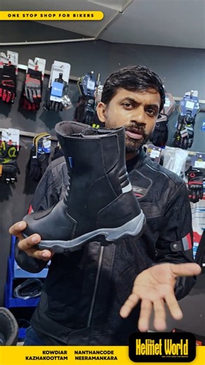 𝗖𝗿𝗮𝗺𝘀𝘁𝗲𝗿 𝗙𝗹𝘂𝘅. 𝗧𝗵𝗲 𝗥𝗼𝗮𝗱 𝗧𝗿𝘂𝘀𝘁𝘀 𝗜𝘁. 𝗧𝗵𝗲 𝗛𝗲𝗹𝗺𝗲𝘁 𝗪𝗼𝗿𝗹𝗱 𝗕𝗿𝗶𝗻𝗴𝘀 𝗜𝘁. Meet the Cramster Flux Touring Boots – built for the rider who doesn’t stop when the road ends. Engineered for adventure, armored for impact, and styled to dominate the streets. This isn’t gear. It’s a statement. All-day comfort Hardcore protection Ride-ready ventilation 📍 Now available at The Helmet World. Because every ride deserves serious gear. #thehelmetworld #rynox #rynoxgearsin