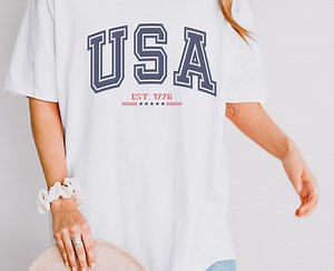 Big USA Shirt, USA Flag Shirt, 4th of July Shirt, 1776 Tshirt, USA Comfort Colors Shirt, Comfort Colors Usa Flag Tee, Usa Comfort - Etsy