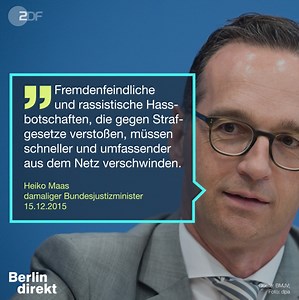 Vollmundige Ankündigungen im Kampf gegen Hasskommentare – sie haben sich in den vergangenen Jahren zum politischen Dauerbrenner entwickelt. Doch den großen Worten folgten kaum Taten. Berlin direkt über den Hass im Netz. https://kurz.zdf.de/L5M/ | ZDF heute