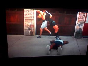 Hoopz doing flips off Shaq