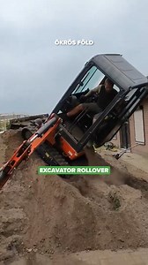 Excavator Rollover #heavyequipment | Everyday Home Repairs