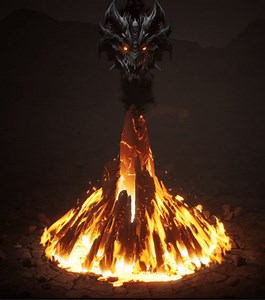 Black Magic Fire in UE5.4 Niagara | For Patreon...