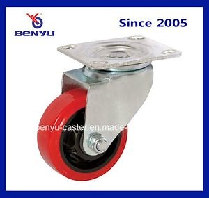 [Hot Item] Industrial Polyurethane Castor Medium Heavy Duty Caster PU Wheel