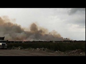 Mulch fire burns east of Corkscrew Swamp Sanctuary