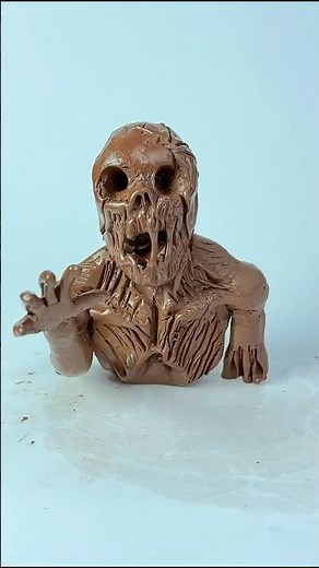 This Monster Is Melting Alive...#clay #satisfying #monster