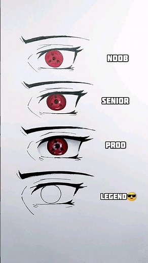 how to draw Sharingan eye #shorts #drawing #art