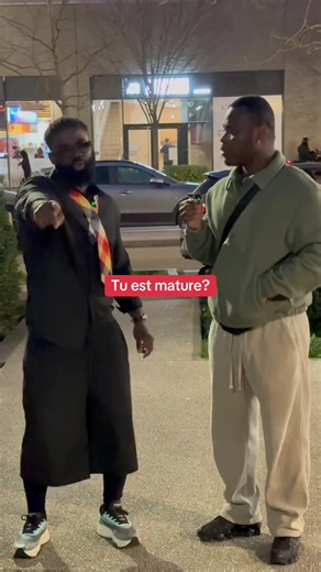 Tu est mature? | if your so mature now then i think it's time