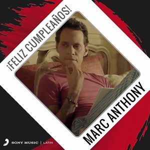 Hoy celebramos el cumpleaños de único e inigualable Marc Anthony. ¡Muchas felicidades 🎂! | Sony Music Latin