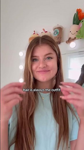 hair is always the outfit 🎀