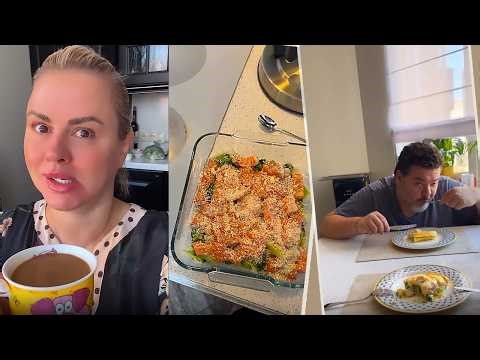 Anna Semenovich shared a healthy breakfast for herself and her husband!