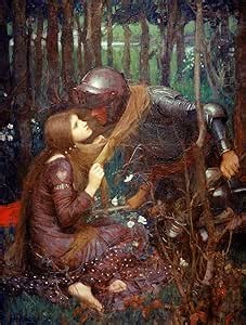 Amazon.com: AMANUO John William Waterhouse - Pinturas de retrato prerrafaelita de 18 x 24 pulgadas, arte de pared enrollado 17.7 x 23.6 in, La Belle Dame Sans Merci II JW042 : Hogar y Cocina