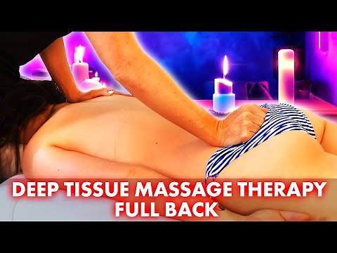 You Need This🌿Deep Tissue Full Back Massage Therapy for Ultra Relaxing Pain Relief