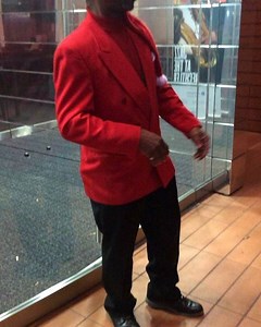 Claude Harding, our Security Supervisor, can always be heard hyping up the crowd before opening doors at Jazz! | Bechtler Museum of Modern Art