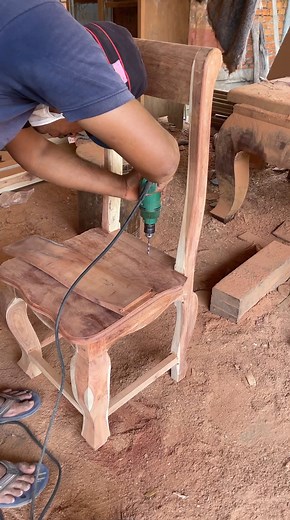 Chair #woodwork #woodworking #woodcarving #work #wooden #woodland #workout #How #diy #reelsvideo #reelsfb #reelsviral #reelsinstagram #reelitfeelit #reels #shorts | I R C 7M