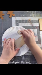 35K views · 300 reactions | DIY Gingerbread man stamp ornaments #gingerbread #diyornaments #rusticchristmas #christmasdecor | Burlap Kitchen | Facebook