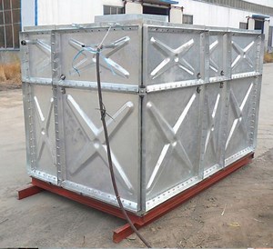 [Hot Item] Collapsible Stainless Steel Metal Hot DIP Galvanizing Water Tank