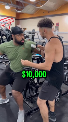 ADAM on Instagram: "Bench press challenge for $10,000💪🏽‼️ @goblingearcompany code: Adam #benchpress #fitnesschallenge #gym #challenge #gonewrong"