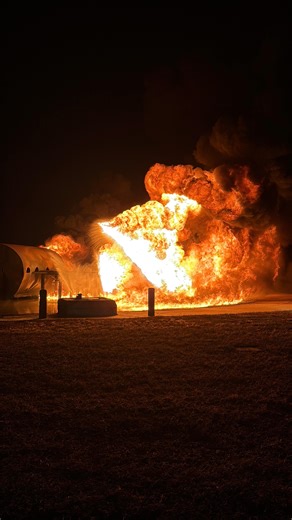 🔥✈️ TRAINING FOR THE UNTHINKABLE ✈️🔥 Last night’s airport live-fire drill lit up the sky—on purpose. Our ARFF personnel train in real flames, real heat, and real conditions to stay ready for ANY aircraft emergency. From towering fireballs to precision nozzle work, every second of this evolution sharpens the skills that protect passengers, crews, and our city. This isn’t just a burn. It’s preparation. It’s proficiency. It’s #TampasBravest doing what we do best. | Tampa Fire Rescue