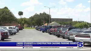 Parking hard to find as UTRGV students return to in-person classes
