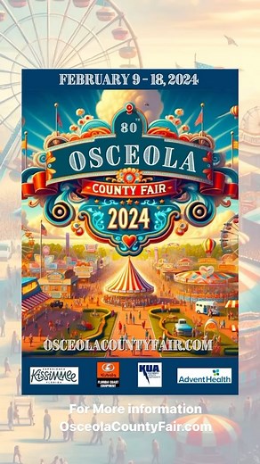 1.6K views · 19 reactions | Osceola County Fair -Feb 9th-18th #osceolaCountyfair2024 | Osceola County Fair (KVLS) | Facebook