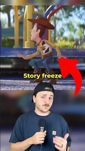 Why do toys in Toy Story freeze when humans show up? #pixar #toystory