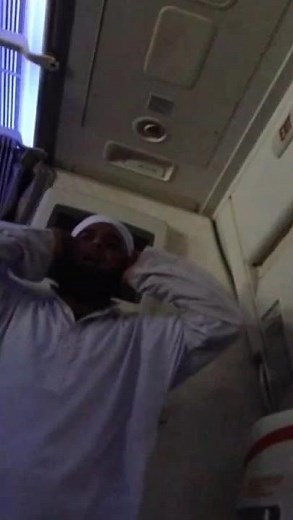 Man Shouting Prayers on Airplane