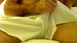 Hairy Daddy in Boxer Shorts